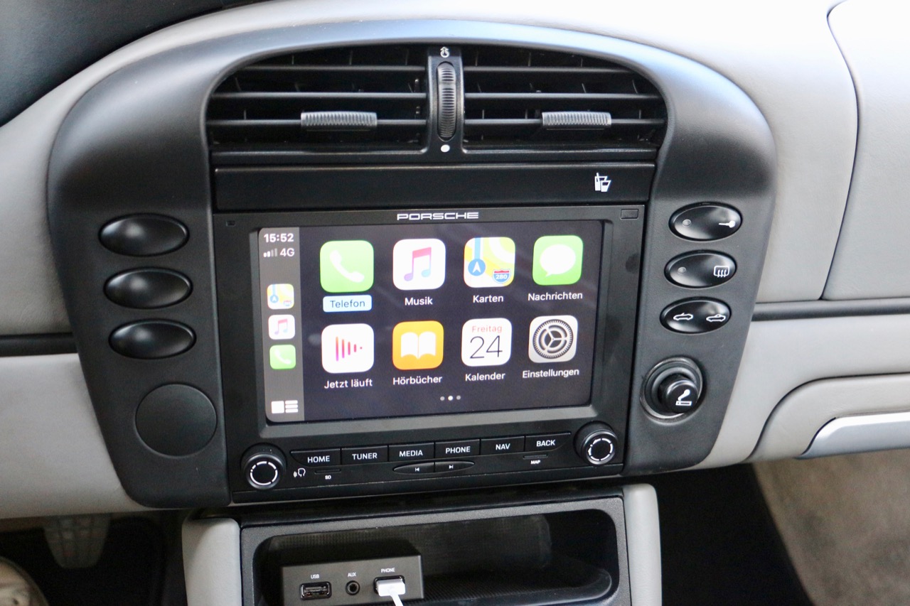 Radio-Einbausätze: Alte Porsche mit Carplay und Android Auto