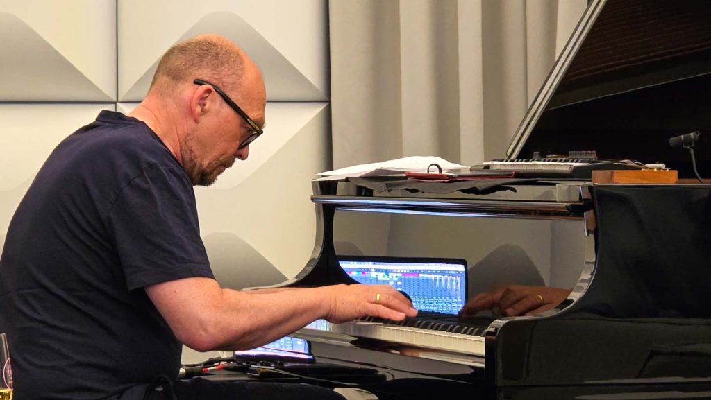 Atr Recording Session: Bugge Wesseltoft (Foto: R. Vogt)