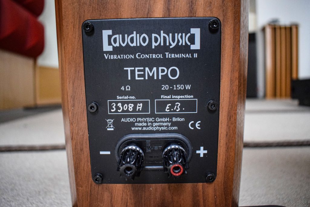 Audio Physic Tempo Anschluss