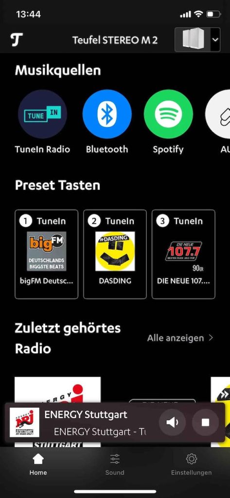 Teufel Home App